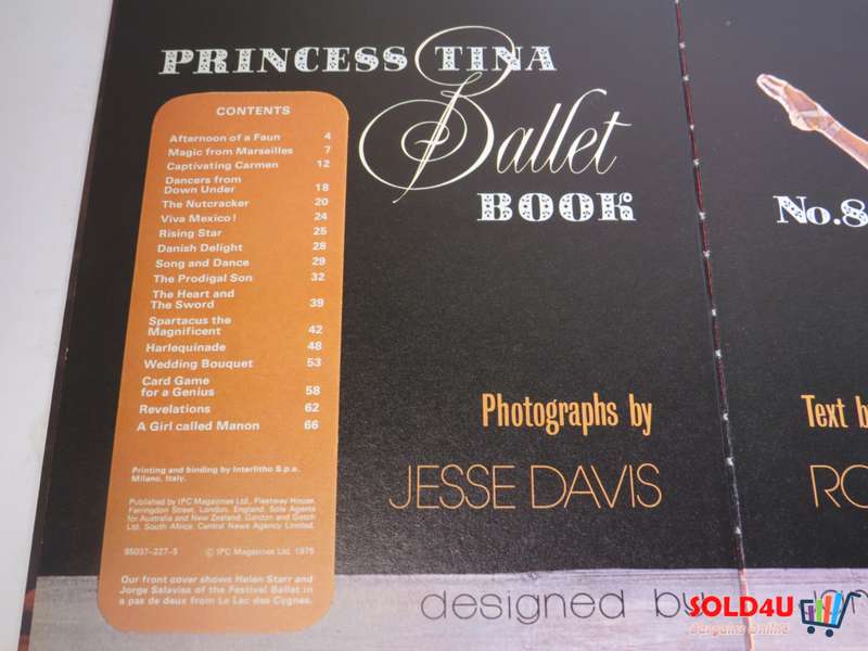 Princess Tina Ballet Book No.8 by Robin May