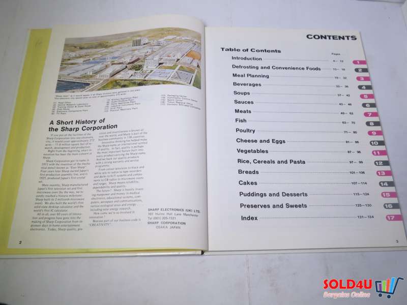 Sharp - Carousel Microwave Oven - Cook Book
