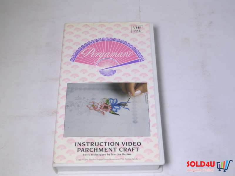 Pergamano - Instruction Video Parchment Craft by Martha Ospina VHS Tape