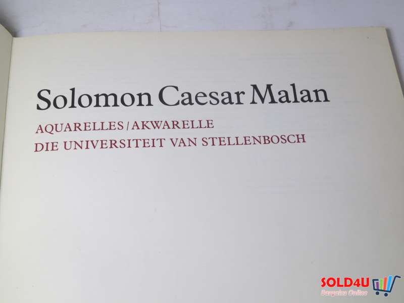 solomon Caesar Malan - Aquarelles - Die Universiteit Van Stellenbosch