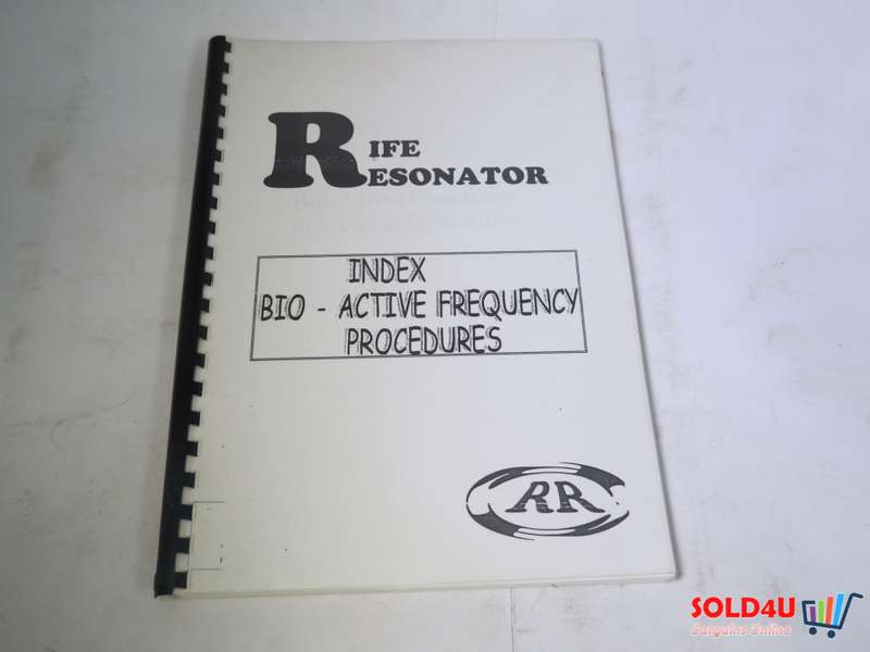 Rife Resonator - Bio - Active Frequency Procedures