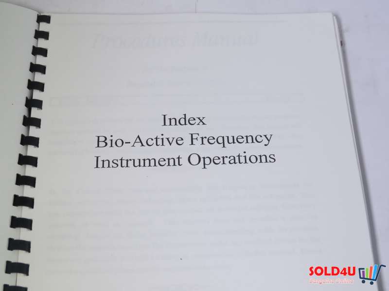 Rife Resonator - Bio - Active Frequency Procedures