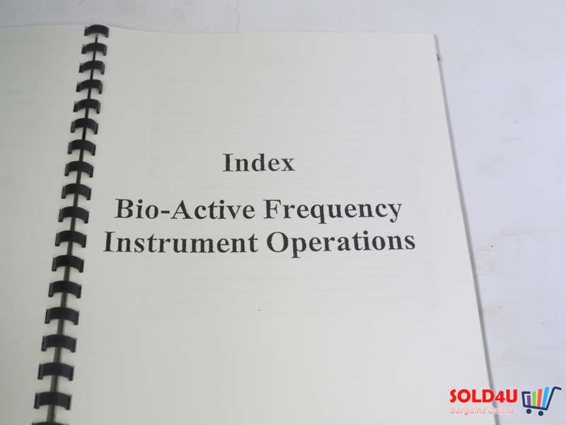 Rife Resonator - Bio - Active Frequency Procedures