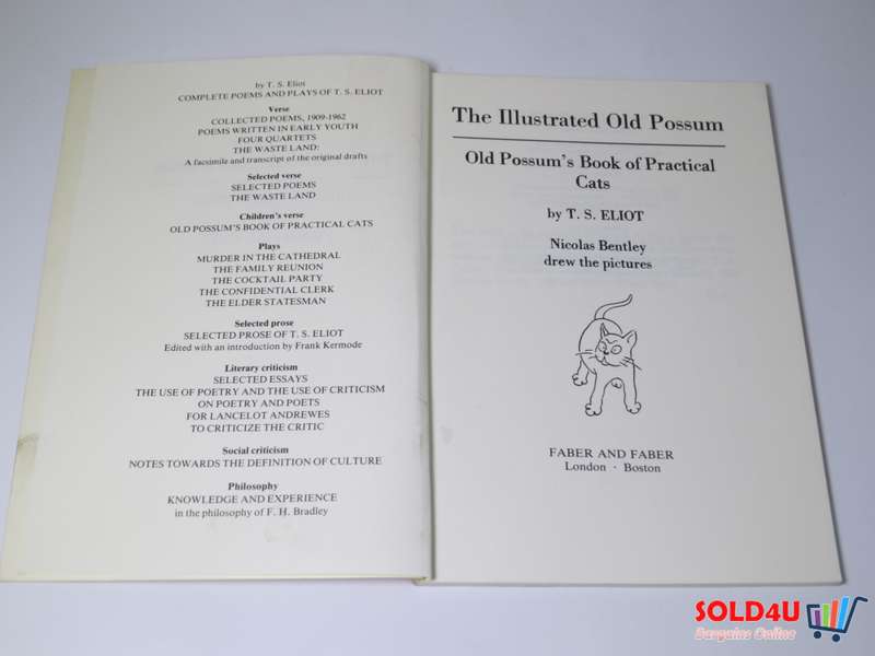 Old Possum's Book Of Practical Cats by T. S. Eliot