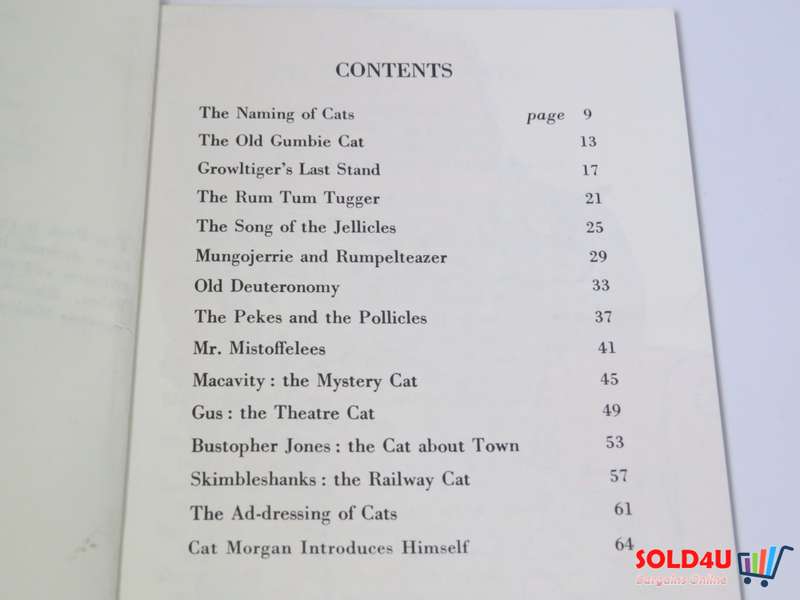 Old Possum's Book Of Practical Cats by T. S. Eliot