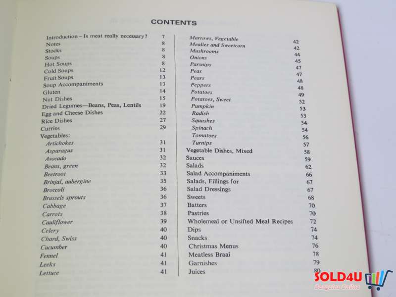 A South African Vegetarian Cook Book - Tilda Cahill
