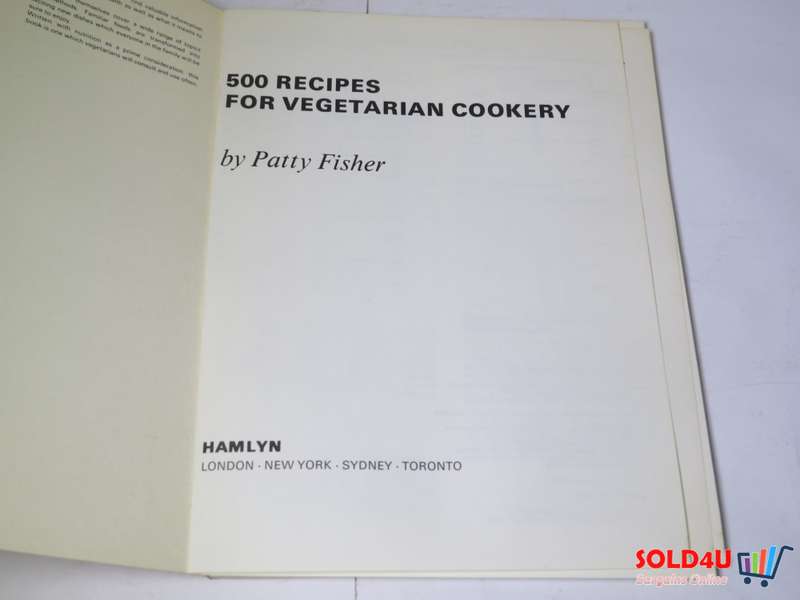 500 Recipes - Vegetarian Cookery - Patty Fisher