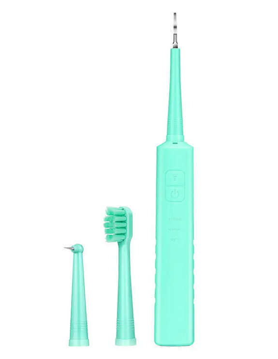 Portable Electric Sonic Dental Calculus Remover with LED Light (Blue )