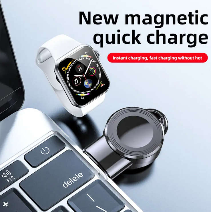 Portable Magnetic Wireless Charger Dock for Apple Watch Series
