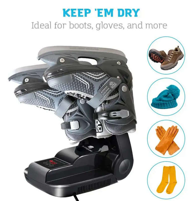 Home Portable Shoe Glove Boot Electric Dryer With Timer Function