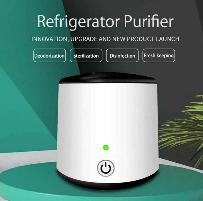 Mini Air Cleaner Refrigerator Active Purifier Ozone Sterilization & Deodorizer