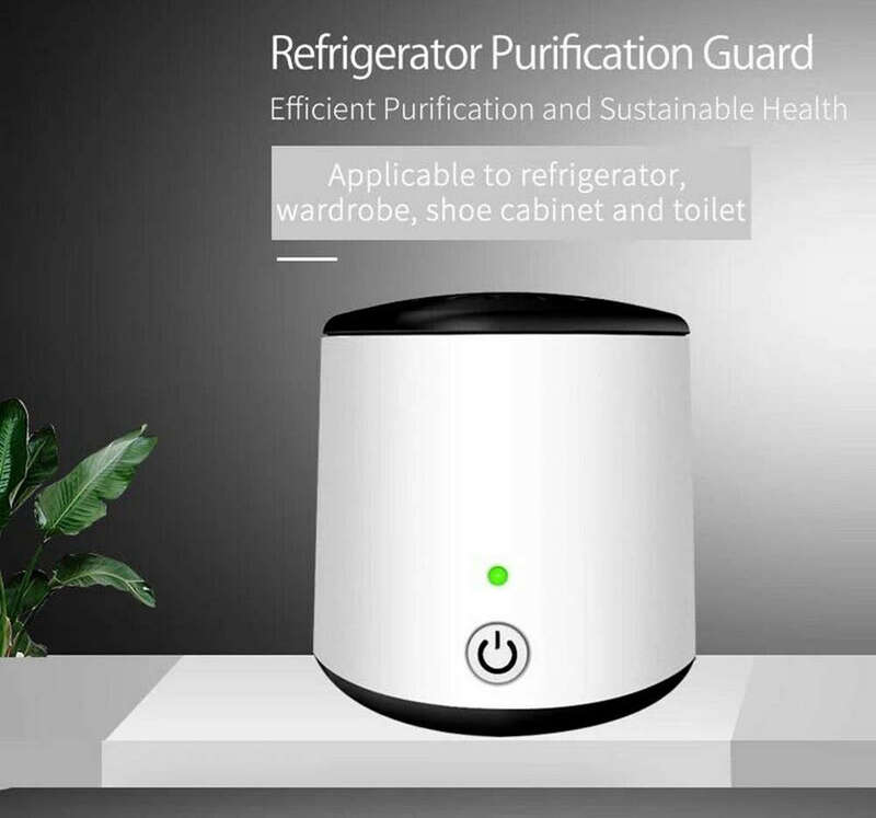 Mini Air Cleaner Refrigerator Active Purifier Ozone Sterilization & Deodorizer