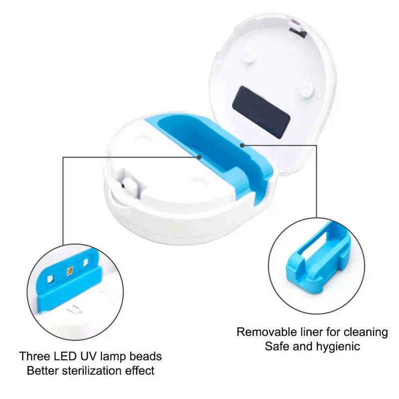 Portable UV Light Electric Toothbrush Sterilizer