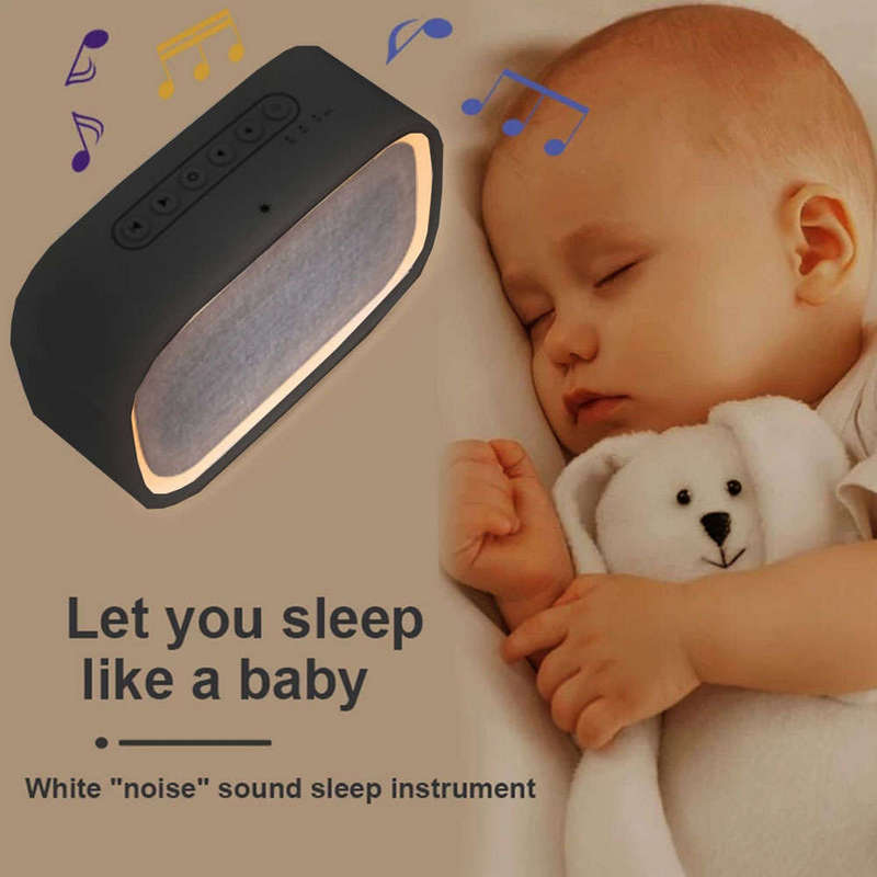 10 Soothing Natural Sound White Noise Machine with Touch Night Light