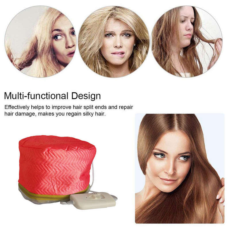 Electric Hair Steamer Cap - hair care spa cap