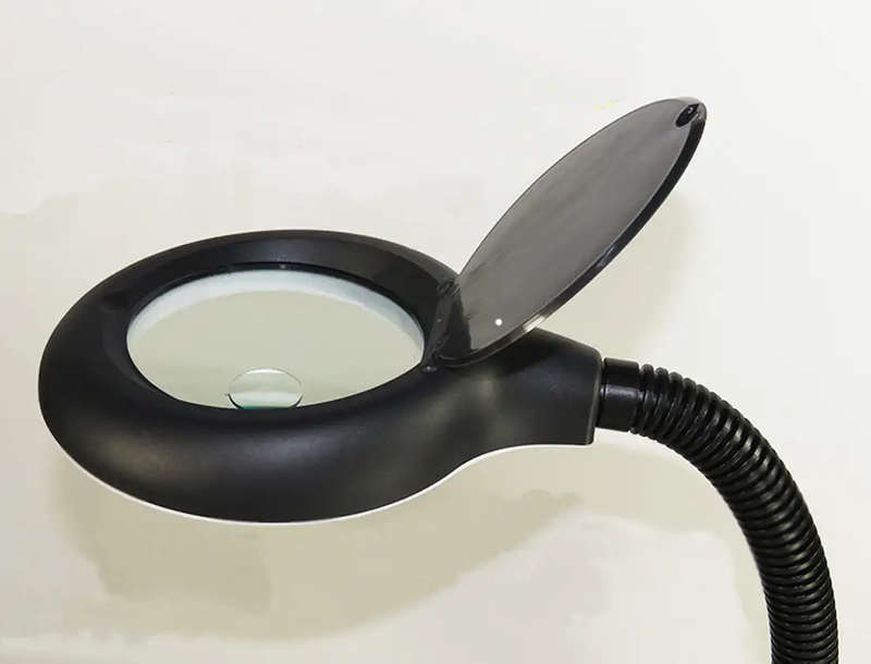 LED Desk Lighting Magnifier Lamp Light 5X to 10X Magnifier