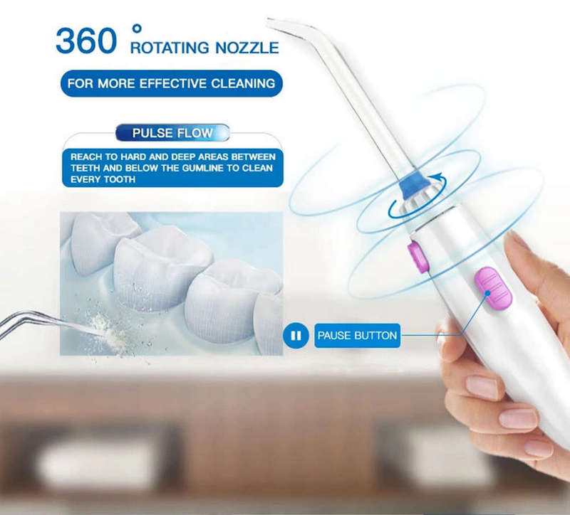 Waterpulse V300 800ml Oral Irrigator Dental Flosser Oral Hygiene Water Flossing Cleaner