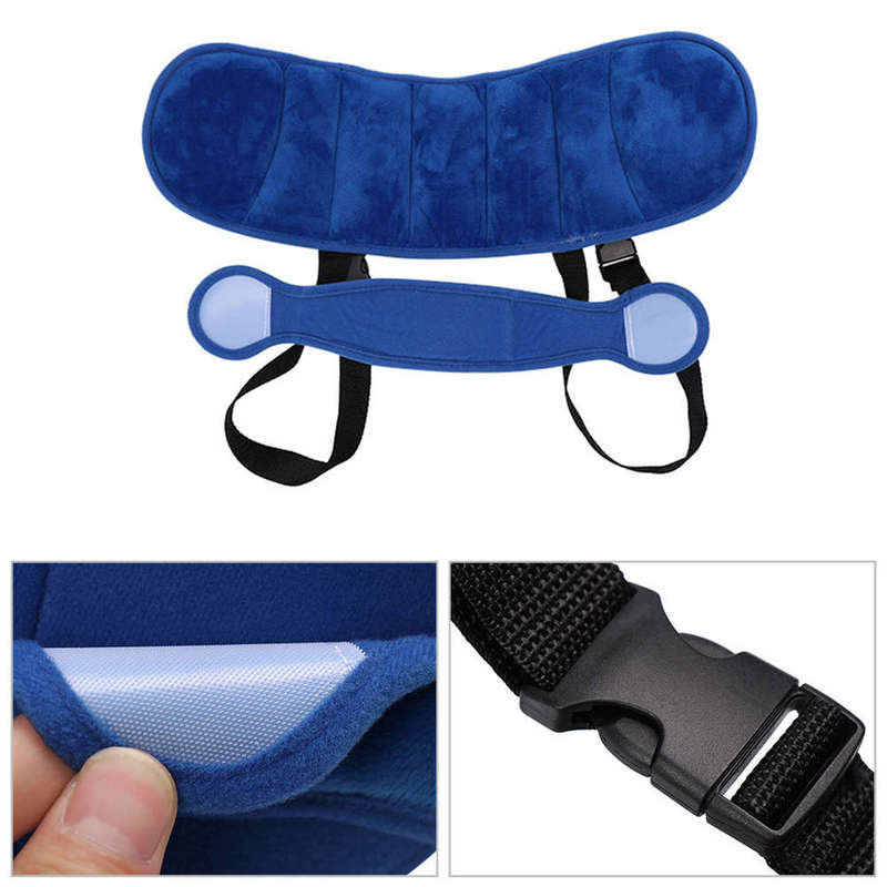 Soft Child Kid Head Support Holder Protector Belt Blue