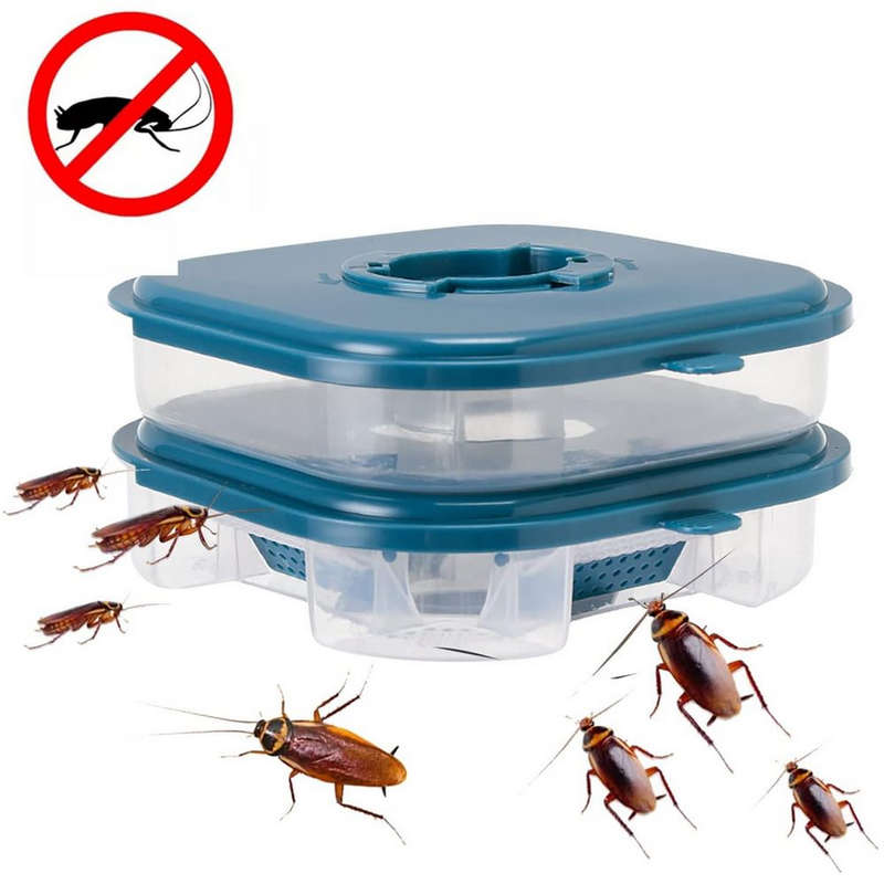 Reusable Double Layer Cockroach Trap Catcher Box