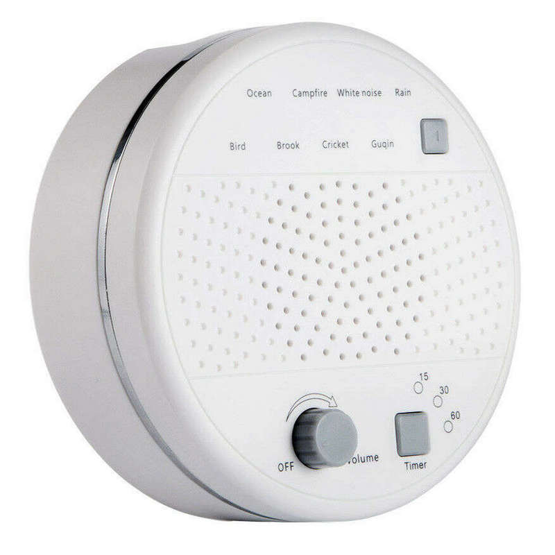 8 Soothing Sounds Therapy USB Voice Record Sleep White Noise Machine
