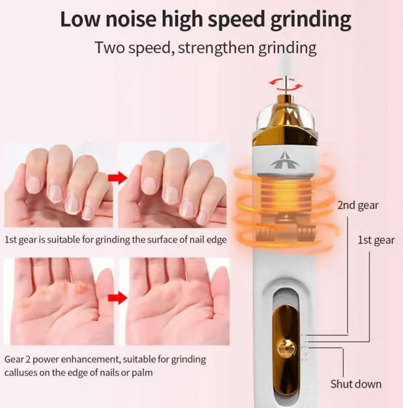 Portable 5 In 1 Nail Polisher Manicure Drill Kit