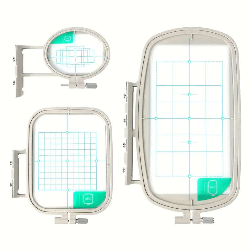 Embroidery Hoops Set for Brother Sewing Machines Set of 3