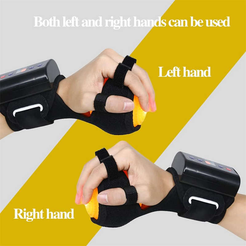 Infrared Hot Compress Hand Massager Ball Rechargeable for Stroke Patients