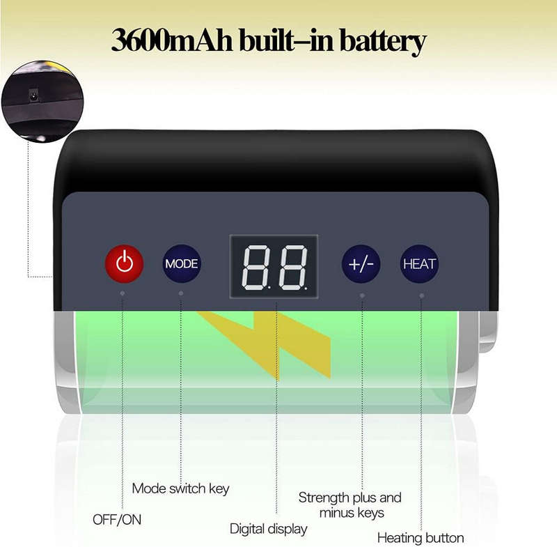 Infrared Hot Compress Hand Massager Ball Rechargeable for Stroke Patients