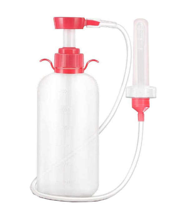 Portable 350ml Manual Pressurized Vaginal Irrigator