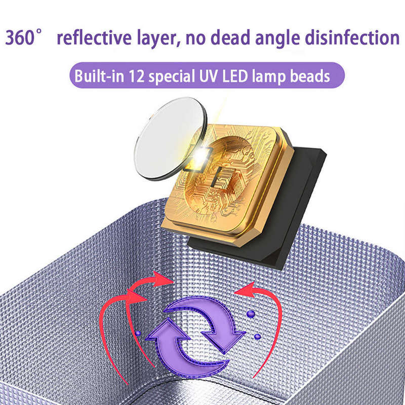 Foldable Multifunction Drying Underwear UV Sterlizer Box
