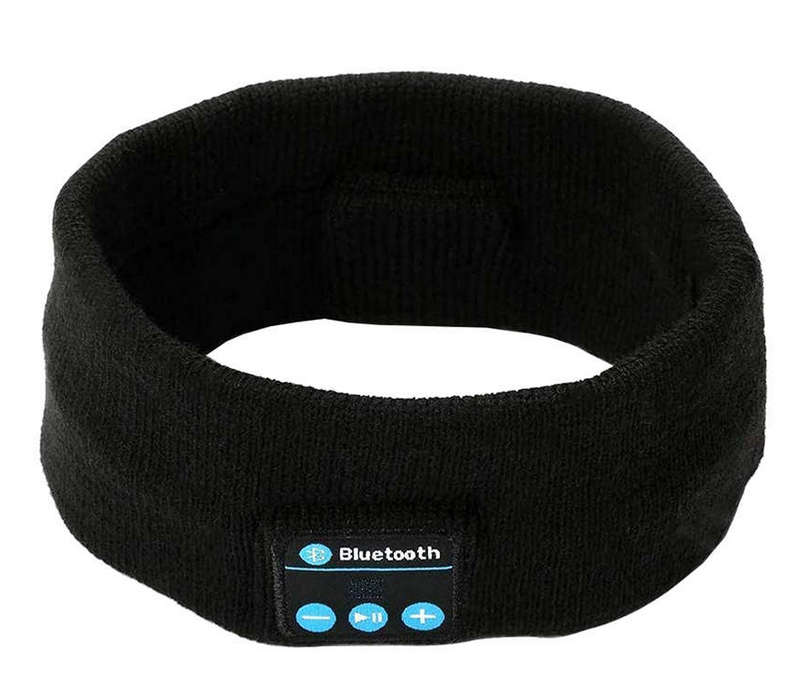 Wireless Bluetooth 5.0 Sports Stereo Run Headband Headphones Black