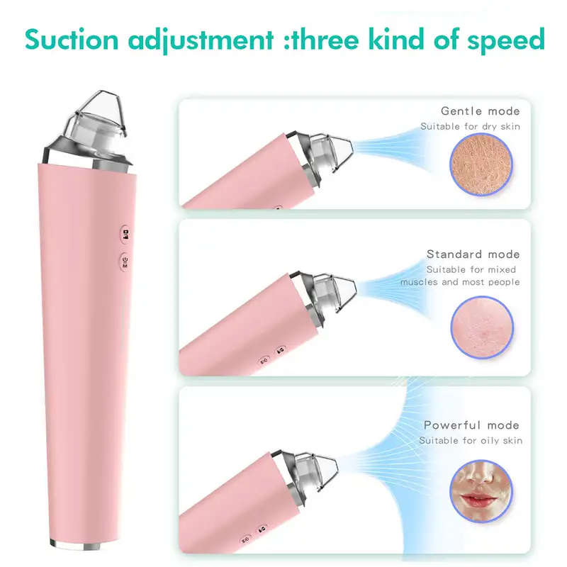 20X Magnification WiFi 5MP Visual Electric Blackhead Remover Pink