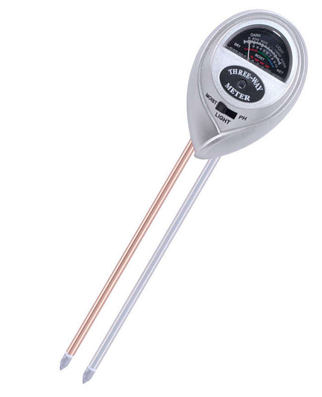 3-in-1 Gardening Soil Tester SunLight Moisture Meter & pH