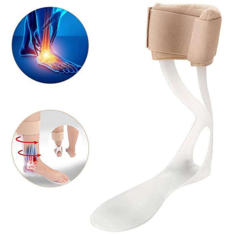 Ankle Corrector Brace Support Foot Drop Orthosis - Size Large / Left