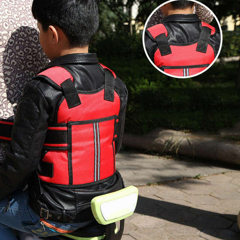 Motorcycle Kids Safety Seat Strap Belt Harness