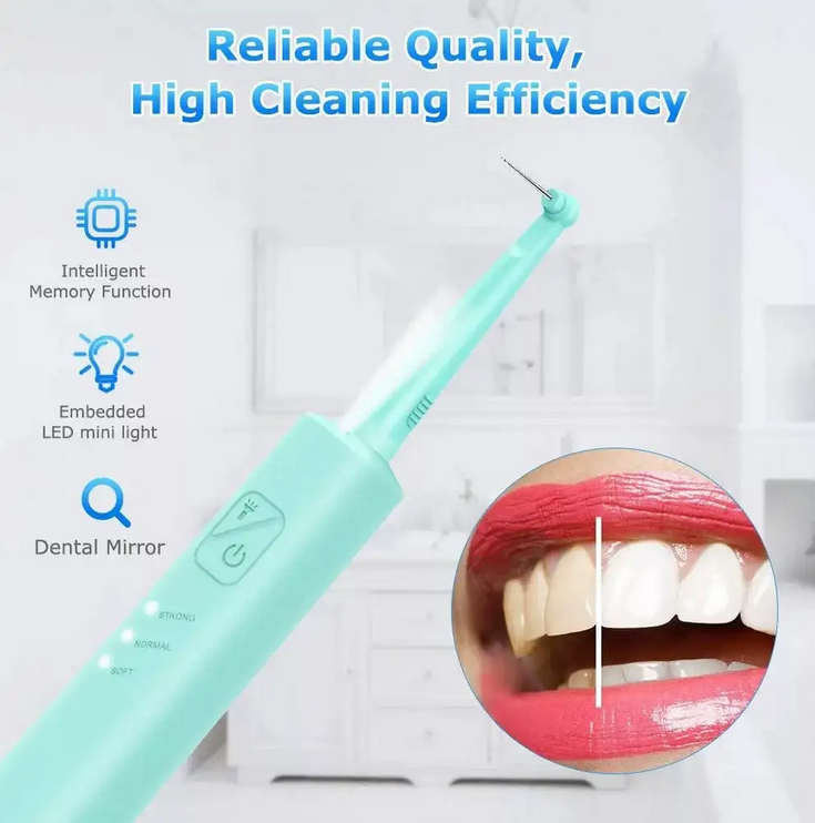 Sonic Dental Calculus Remover with LED Light Blue
