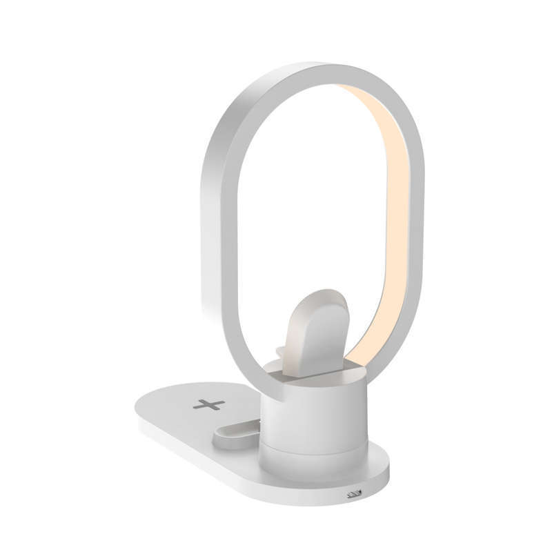 4 In 1 Table Lamp with Wireless Charging Dock for iPhone