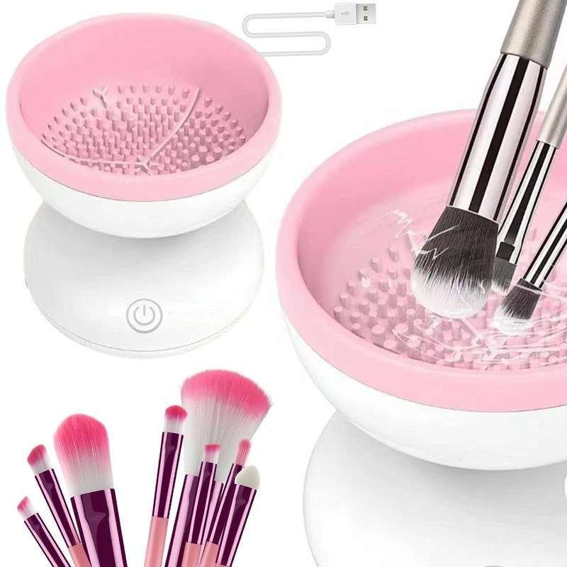 Electric Makeup EyeShadow Brush Cleaner USB powered