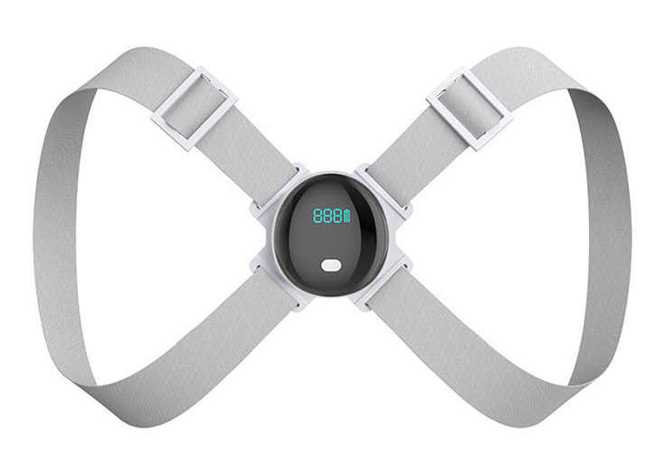 LCD Smart Vibration Reminder Back Posture Corrector Belt