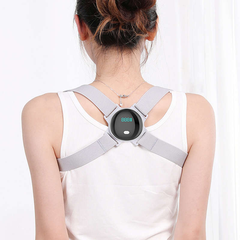 LCD Smart Vibration Reminder Back Posture Corrector Belt