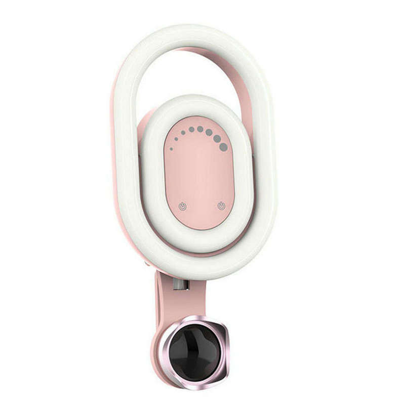 Smartphones Selfie LED Ring Light with Phone Camera Lens