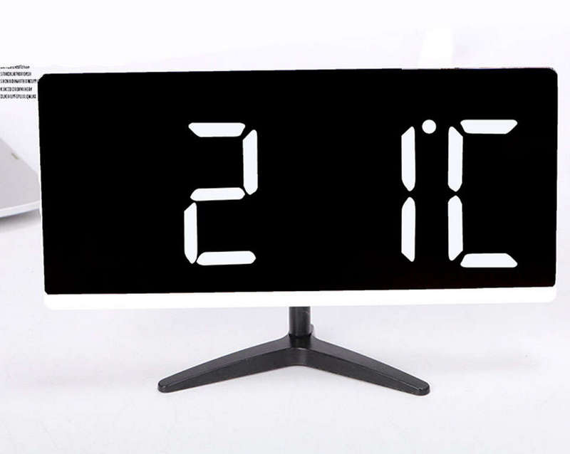 Multifunction Desktop Digital LED Mirror Alarm Clock