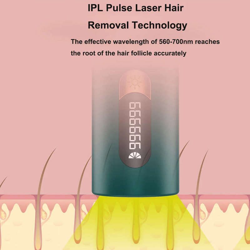 600000 Flash IPL Hair Removal Laser Epilator