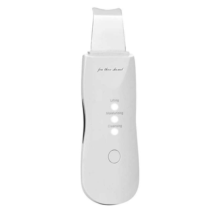 Ultrasonic Facial Deep Cleaner Skin Scrubber Spatula