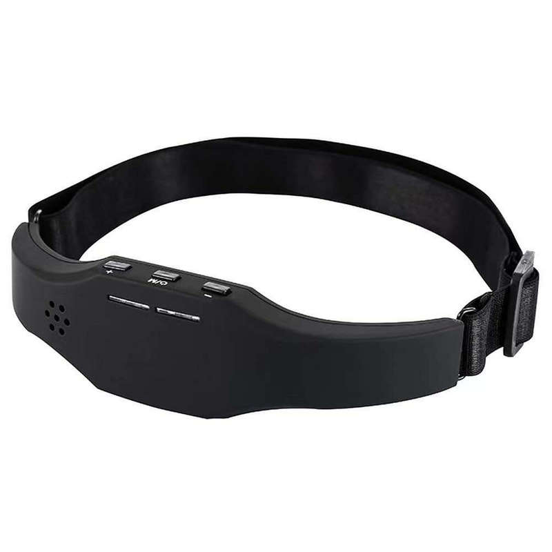 Sleeping Head Massager belt Electric Physical Therapy - Black