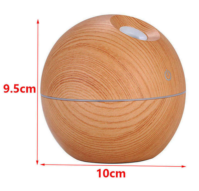 130ml Wood Grain Essential Oil Diffuser