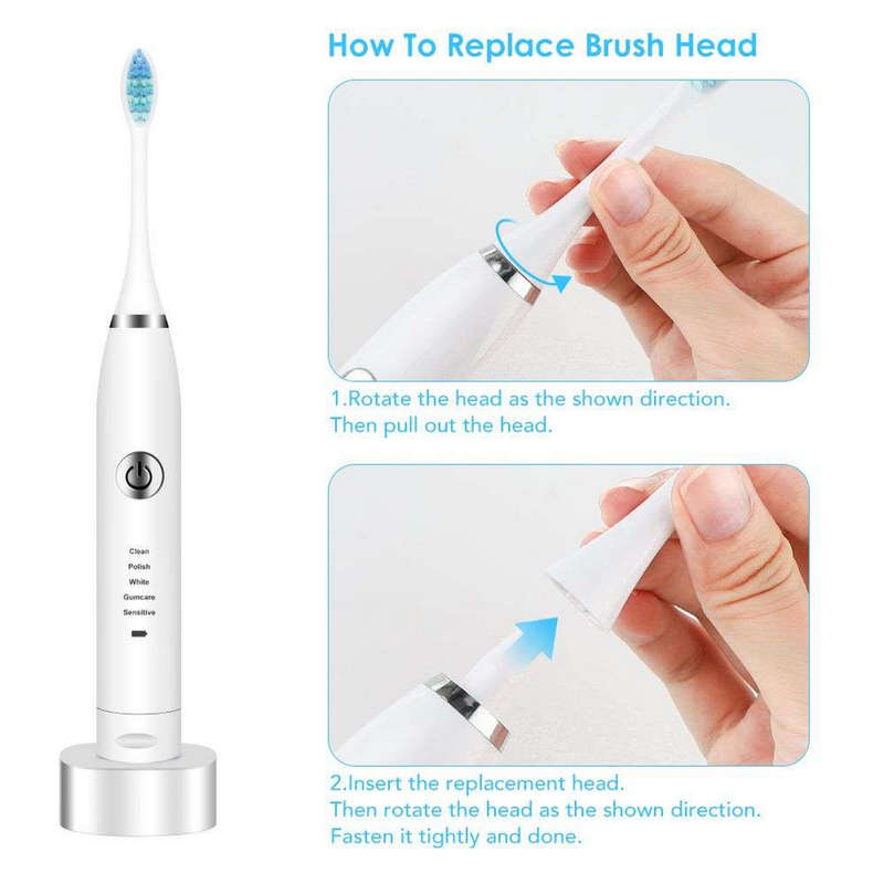 Electric Sonic Vibration Toothbrush
