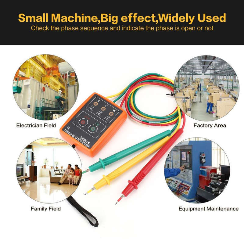 3 Phase Sequence Presence Rotation Tester