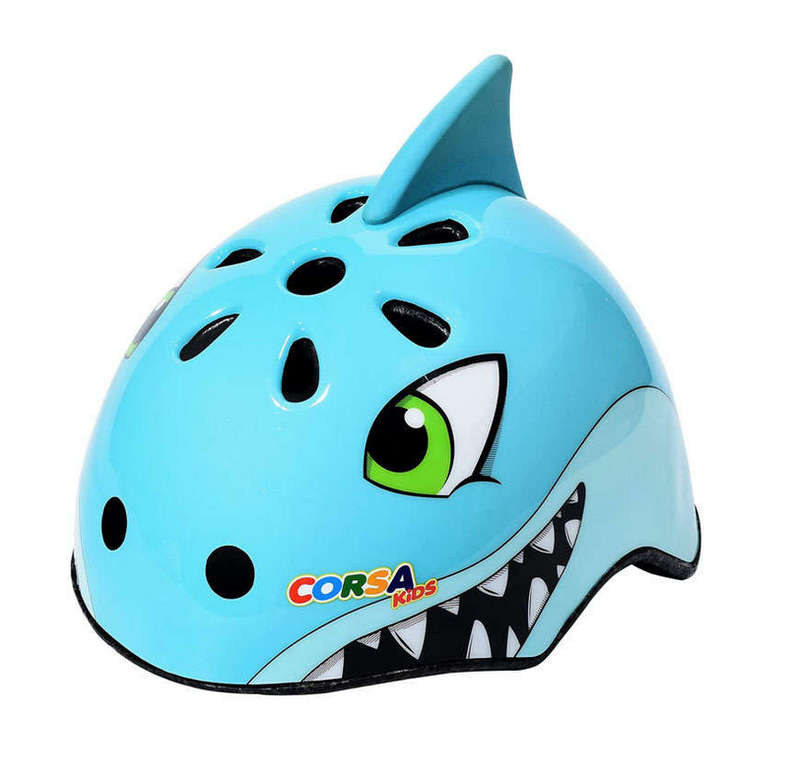 Kids Bike Helmet Multi-Sport Helmet for Cycling Skateboard Scooter- Shark