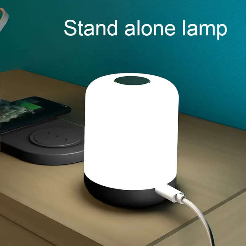 10W Fast Charging Stand with LED Touch Night Light